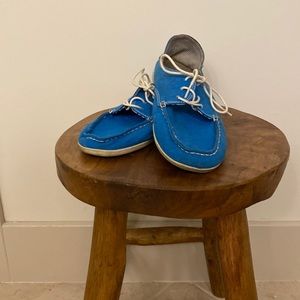 Olukai Boat Shoes Bright Blue 7